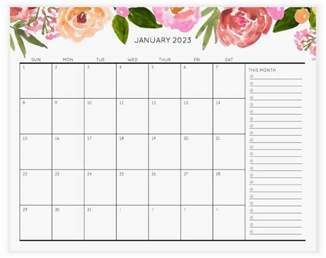 2023 Calendar Notepad Desk Calendar 2023 2023 Wall Etsy