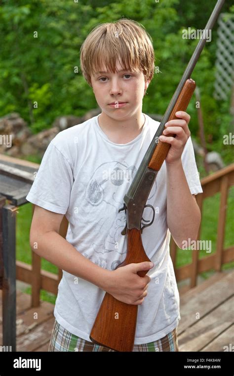Boy Shotgun Hi Res Stock Photography And Images Alamy