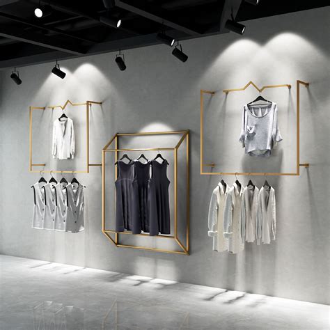 Combined Hangers Store Design Boutique Clothing Store Interior