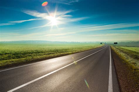 Sunny Sky With The Road Hd Picture Other Photo Stock Photo Free Download
