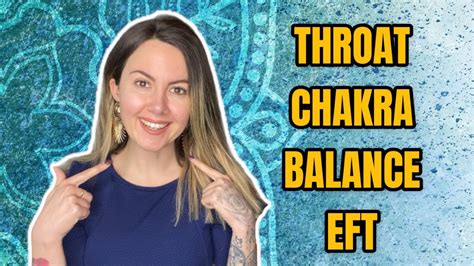 THROAT CHAKRA Healing Clearing EFT Tapping Balance 5th Chakra Speak