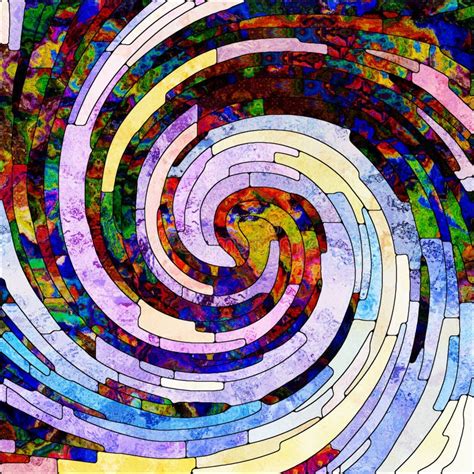 Illusions Of Spiral Color Stock Illustration Illustration Of Artwork