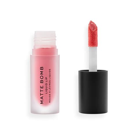 Makeup Revolution Matte Bomb Liquid Lipstick Coral Cheer Revolution