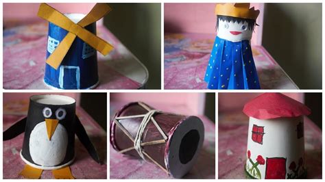 5 Paper Cup Craft Ideas Easy 5 Minute Paper Cup Craft Disposable Cup
