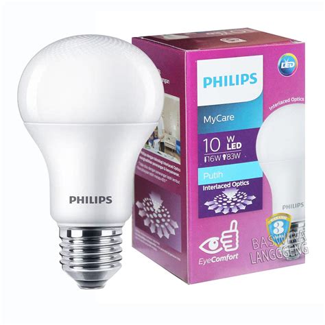 Lampu Led Philips 4 Watt Bohlam 4w Philip Putih 4 W Bulb Led 4watt