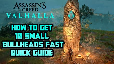 Assassins Creed Valhalla 10 Small Bullheads Quick Guide Altar