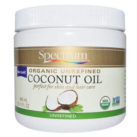 This type of fat is rapidly metabolized. Spectrum Essentials Organic Unrefined Coconut Oil 15 Oz ...