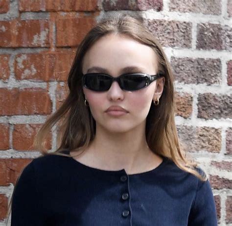 Lily Rose Depp • Gucci Tinted Square Sunglasses In 2022 Lily Rose