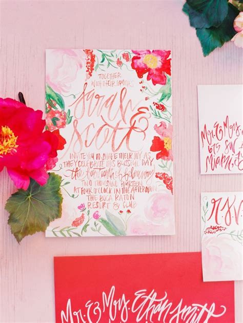A Spectrum Of Gorgeously Pink Wedding Ideas Modwedding