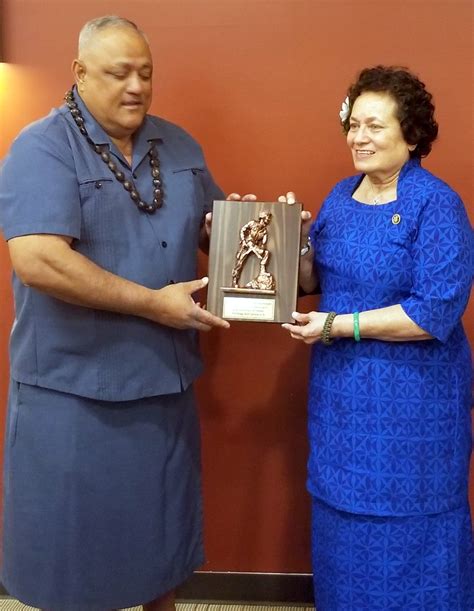 Amata Visits Soldiers From American Samoa And Tours Forts In Four