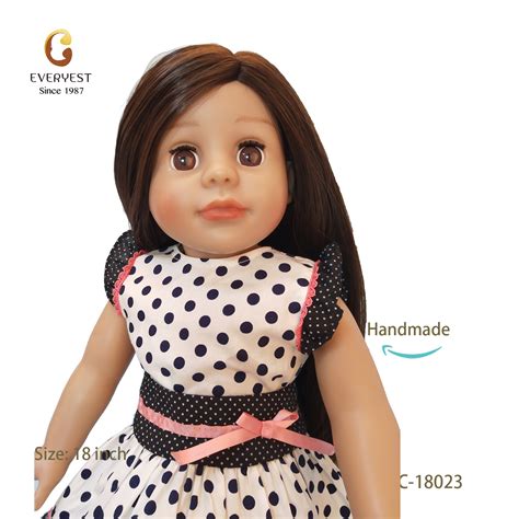 18 inch american doll american girl doll manufactory from china by everyest corporation 18