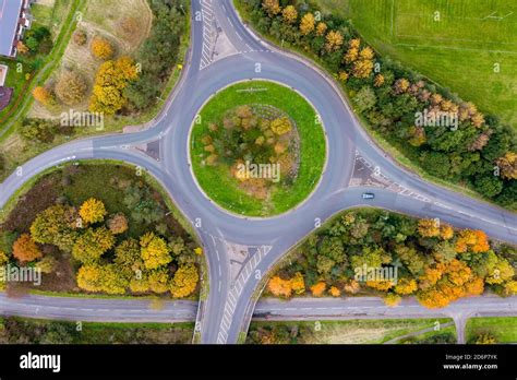 Roundabout Uk Above Hi Res Stock Photography And Images Alamy