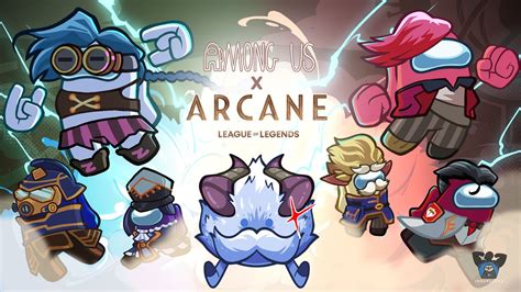 Among Us Innersloth Presents New Arcane Cosmetics In Collaboration