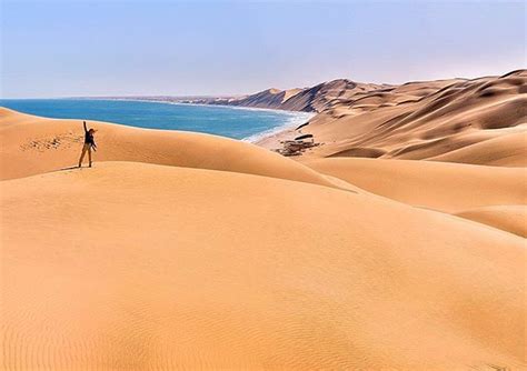 The Namib Desert Meets The Atlantic Ocean Two Of The Top 100 Wonders