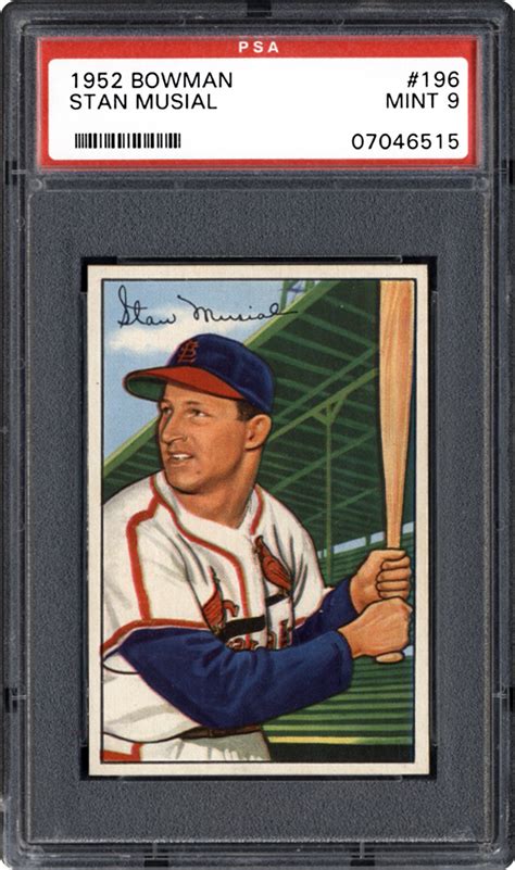 1952 Bowman Stan Musial Psa Cardfacts