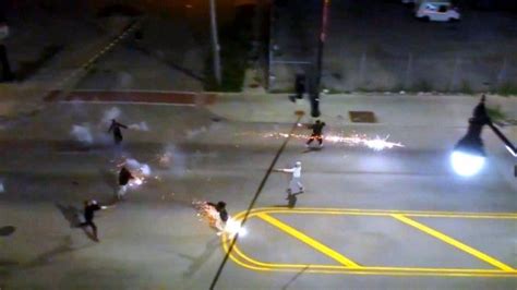 watch chicago residents shoot dangerous roman candle fireworks at each other for fun roman