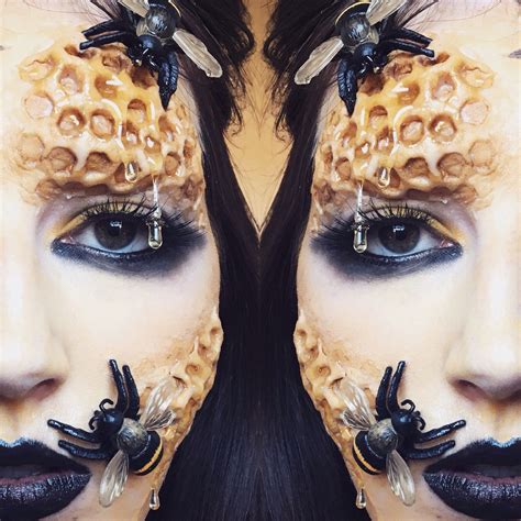 Halloween Makeup Inspiration Queen Bee Makeup Tangledandteasedhair