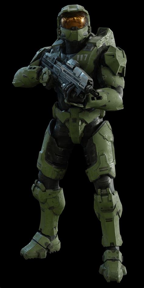 Halo Infinite Master Chief Full Body Renders Remake Of A H Chief Image Glitch Halo