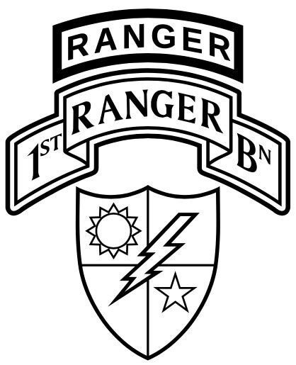 Us Army 1st Ranger Battalion Digital File Svg Eps  Pdf Png Etsy