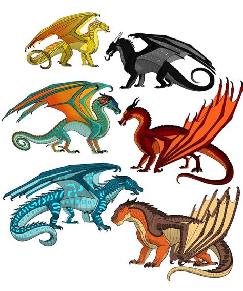 Wings of fire dragons cool dragons dragon tales dragon art warrior cats cartoon wallpaper mythical creatures cute drawings dragon drawings. All of them-for size comparison! Glow is supposed to be ...