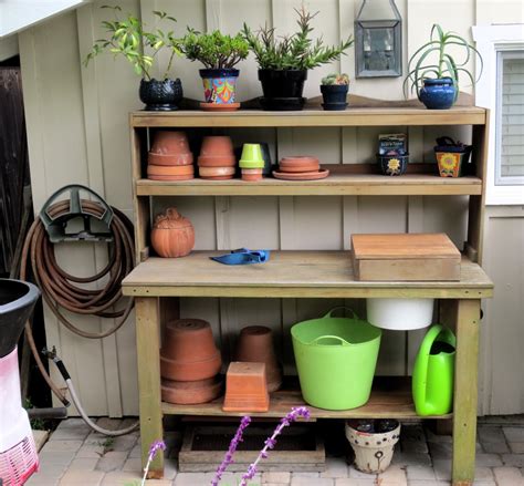 Late To The Garden Party New Potting Bench