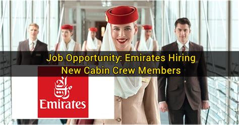 Flight attendants are responsible for the care, comfort and safety of airline passengers. Job Opportunity: Emirates Hiring New Cabin Crew Members ...