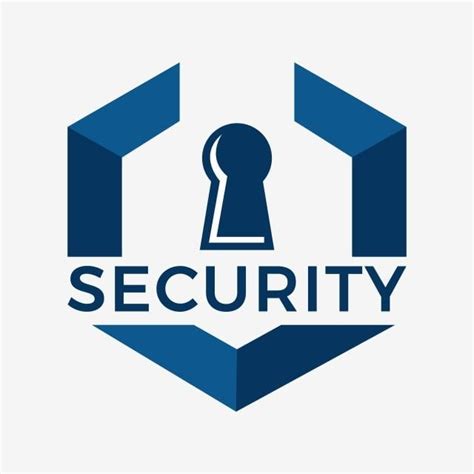 Creative Abstract Open Lock Logo Security Logo Concept Background