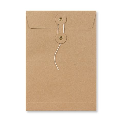 C5 Manilla String And Washer Envelopes 180gsm
