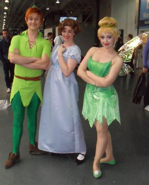 Tinkerbell Peter Pan And Wendy Wendy Costume Trio Halloween