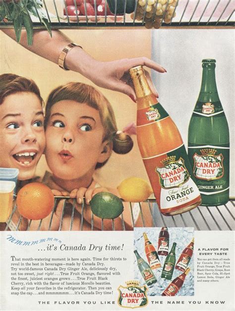 1950s Vintage Ad For Ginger Ale Soda 1955 Soda Ads Ginger Ale Pop Ads