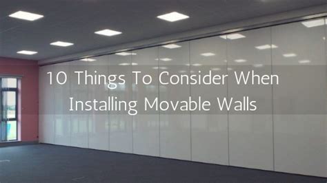 10 Things To Consider When Installing Movable Walls Aeg Teachwall Ltd