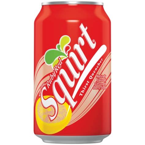 Squirt Ruby Red Naturally Flavored Citrus And Berry Soda 12 Fl Oz Kroger