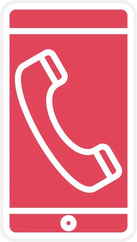 Mobile Call Icon Style 7243788 Vector Art At Vecteezy
