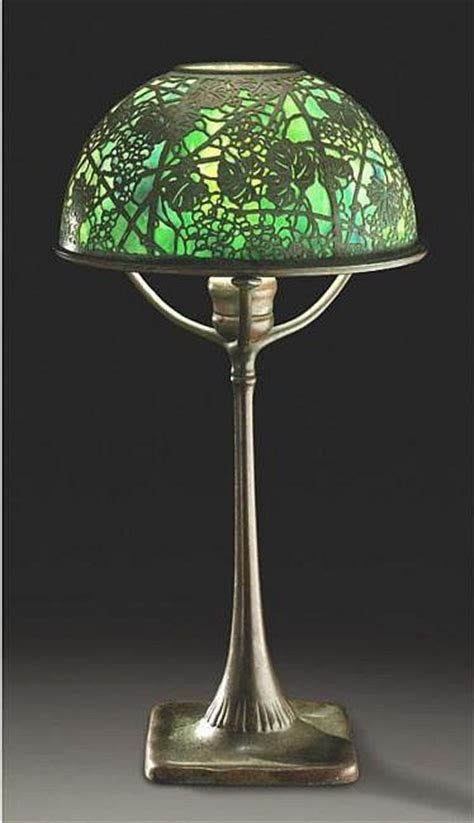 Special turkish lamp, mosaic lamp, moroccan lamp, tiffany lamp, mosaic lampshade, turkish handmade tiffany style reading floor lamp w12h64 inch white bend stained glass crystal. Tiffany Studios grapevine desk lamp ~ 1910 | Art nouveau ...