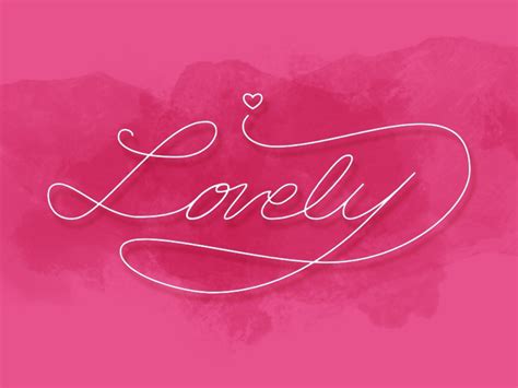 Lovely By Frances Tung On Dribbble