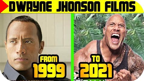 And now dwayne johnson is busy with his new movies in 2018 and the upcoming … Dwayne Johnson MOVIES List 🔴 From 1999 to 2021, Dwayne ...
