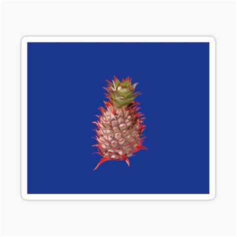 Pineapple Crown Sticker For Sale By Kallimon Redbubble