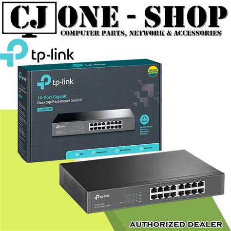 Tp Link Tl Sg1016d 16 Port Gigabit Desktoprackmount Switch Shopee
