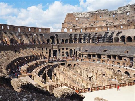 Inside The Colosseum Rome Italy Stock Image Image Of Italian Italy