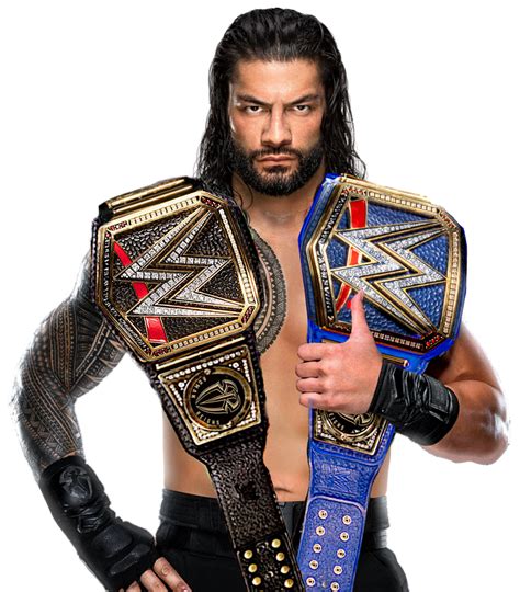 Roman Reigns Wwe Undisputed Champion Custom Png By Decentrenderz On