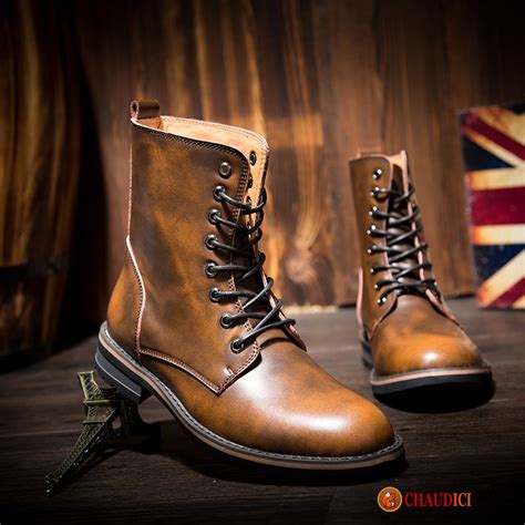 Maybe you would like to learn more about one of these? Boots Homme A Lacets Seagreen Bottes Angleterre En Cuir L ...