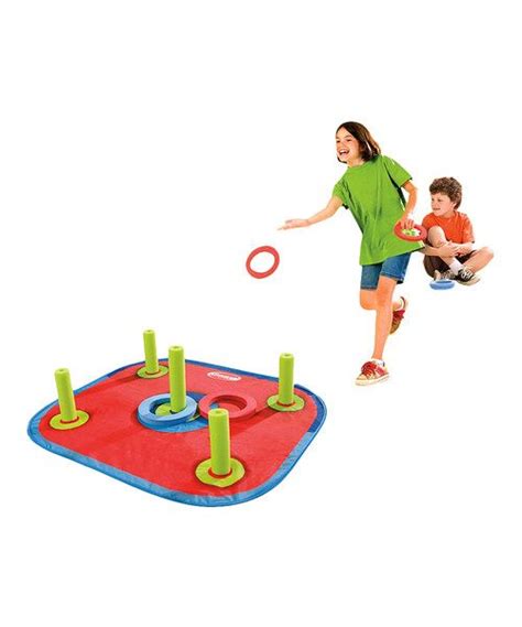 This horseshoe game pops open for quick play whether indoor or outdoors ...