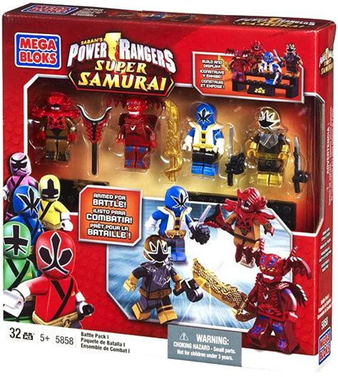 Mega Bloks Power Rangers Super Samurai Battle Pack I Exclusive Set 5858