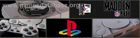 Madden Nfl 98 Sony Playstation Artwork Marquee