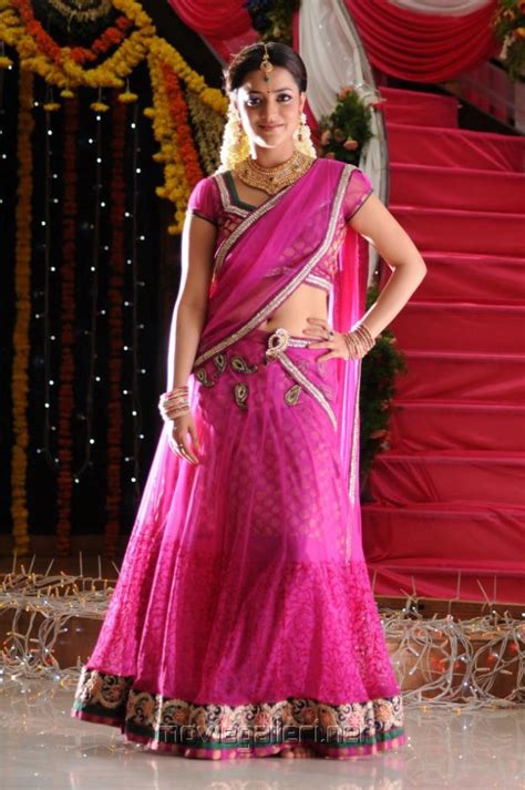 Nisha Agarwal Cute Hot Stills In Pink Half Saree Saradaga Ammaitho