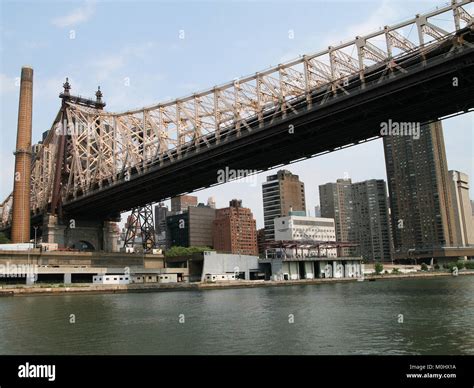 The Queensboro Bridge Aka The 59th Street Bridge Its Manhattan End