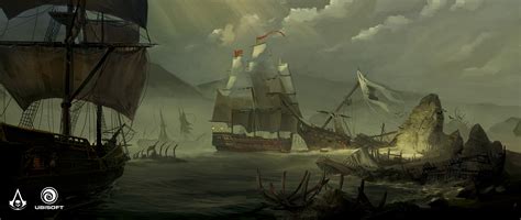Image Ac4 Ship Graveyard Concept Art Assassins Creed Wiki