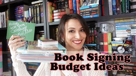 Budget Friendly Book Signing Tips And Ideas Youtube