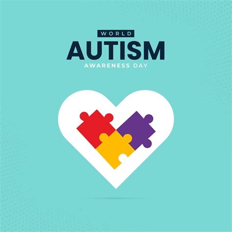 Premium Vector World Autism Awareness Day Flat Illustration