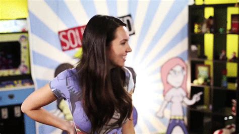 Trisha Hershberger Boob Squeeze S Get The Best  On Giphy